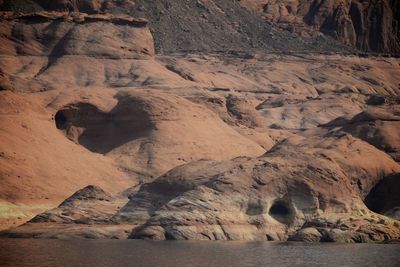 Rock formations in desert