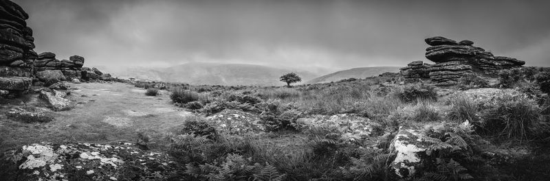 Panoramic view of landscape against sky