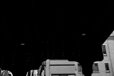View of the dark