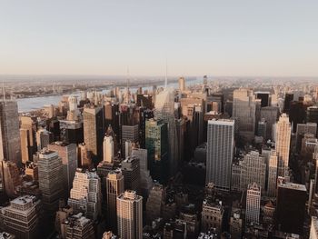 High angle view of cityscape