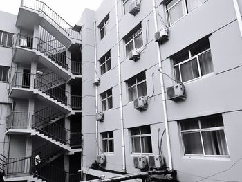 Low angle view of residential buildings