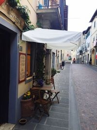 Street amidst buildings in city