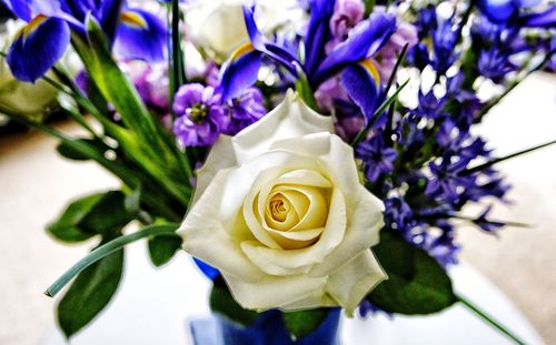 Close-up of rose bouquet