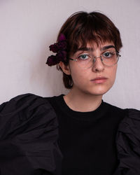 Portrait of young woman