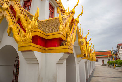 Low angle view of temple