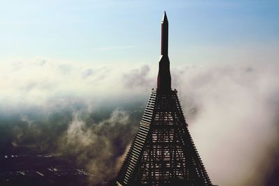 Low angle view of skyscrapers