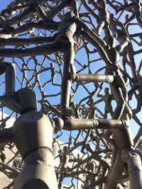 Low angle view of tree against sky