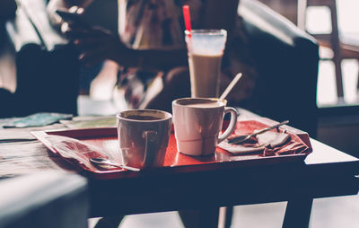 Close-up of drink on table