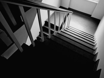 Low angle view of staircase in building