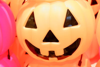 Full frame shot of halloween pumpkin