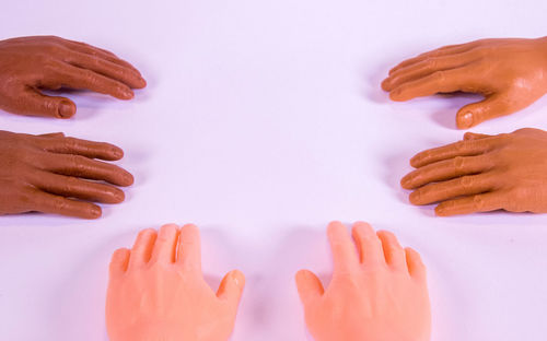 Close-up of hands