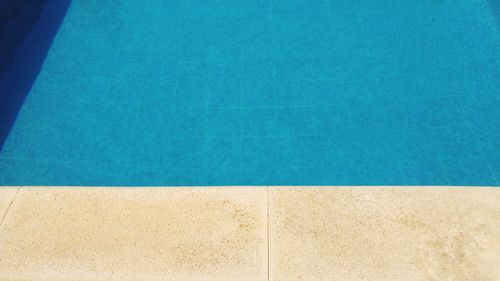 High angle view of swimming pool