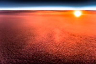 Scenic view of sunset