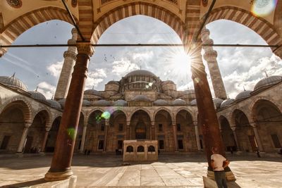 View of historic building against sky