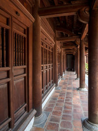 Corridor of building