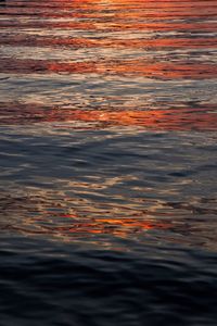 Full frame shot of sea during sunset