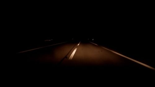 Road at night