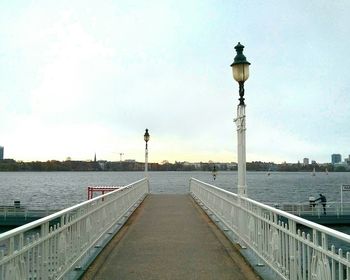 Street light by sea