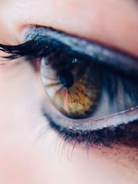 Extreme close-up of woman eye