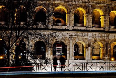 Facade of historical building