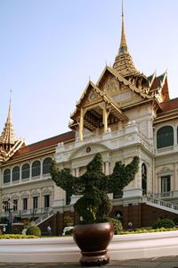 Low angle view of temple