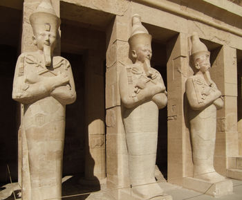 Statues of historic building