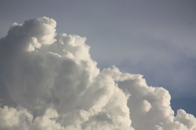 Low angle view of clouds in sky