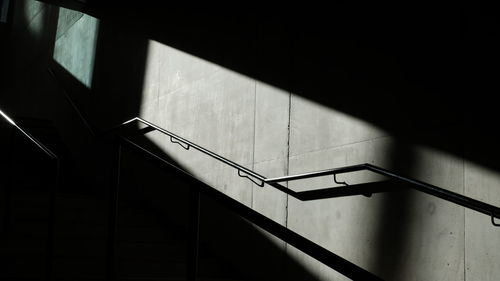 Low angle view of staircase in building