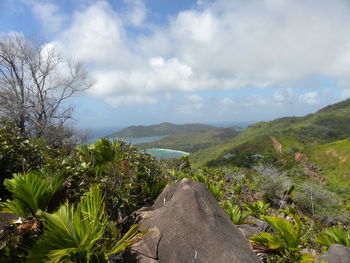 Scenic view of landscape against sky