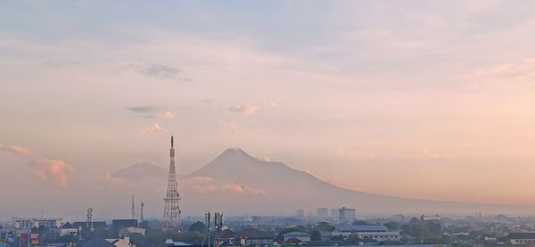 Panoramic view of sunrise