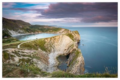 Panoramic view of sea against sky