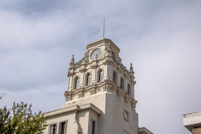 Low angle view of building against sky