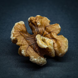 Close-up of walnut on table