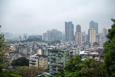 Cityscape against sky