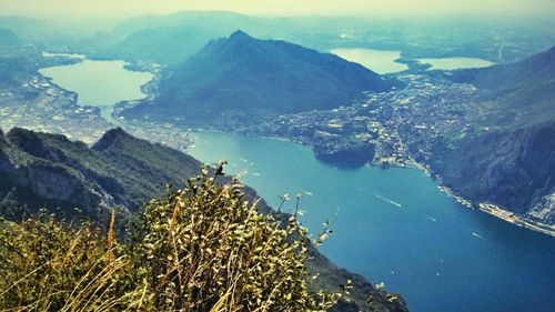 Aerial view of landscape