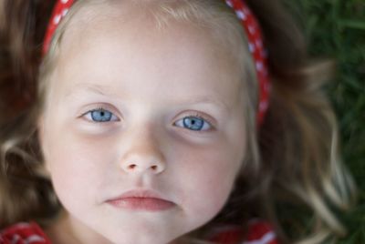 Close-up of girl