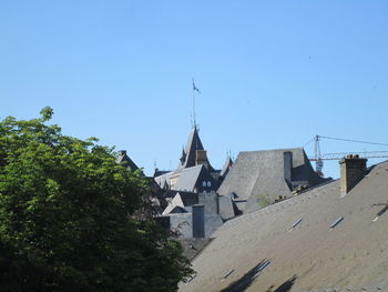 Built structure against clear blue sky