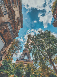 Low angle view of buildings against sky