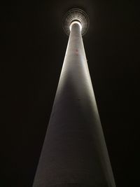 Low angle view of communications tower