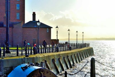 Built structure in water