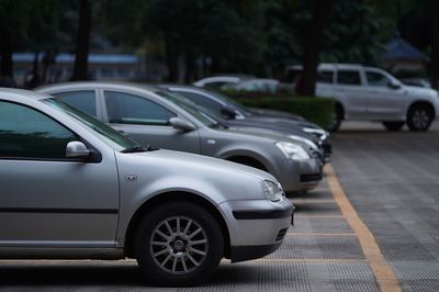 Car parked on street