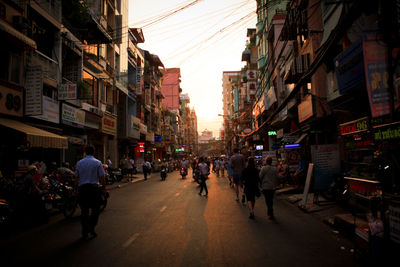 View of city street