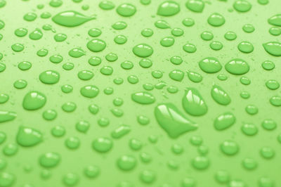 Full frame shot of wet glass