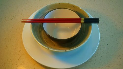 Close-up of coffee on table