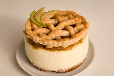 Close-up of bread in plate
