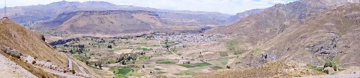 Panoramic view of valley