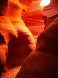 Rock formations at canyon