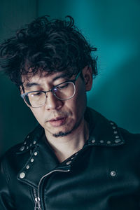 Portrait of handsome young man