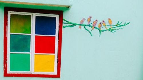 Windows of building with windows