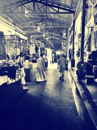 People in shopping mall